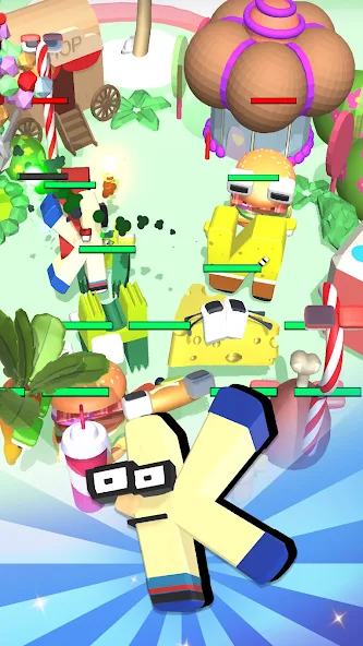 Alphabet Food Battle Playtime screenshot 5