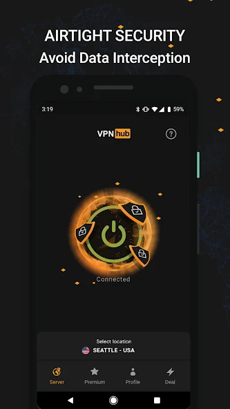VPNhub: Unlimited & Secure screenshot 5