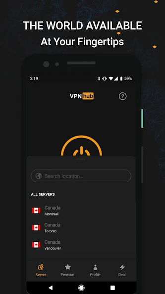 VPNhub: Unlimited & Secure screenshot 3