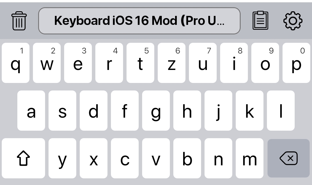 Keyboard iOS 17 icon