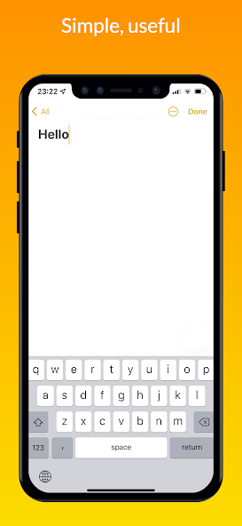Keyboard iOS 16 screenshot 1